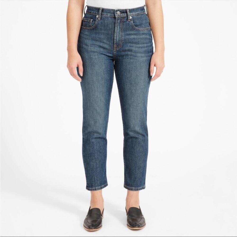 Everlane The Cheeky Crop Jean in Faded Indigo Wash Women's 28 - Picture 1 of 9